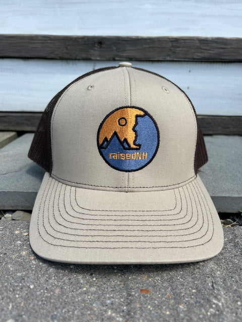 raisedNH New Hampshire State Badge Trucker Hat