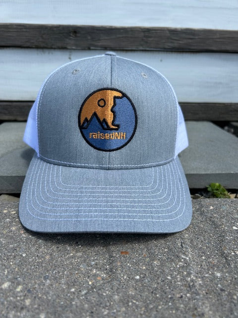 raisedNH New Hampshire State Badge Trucker Hat