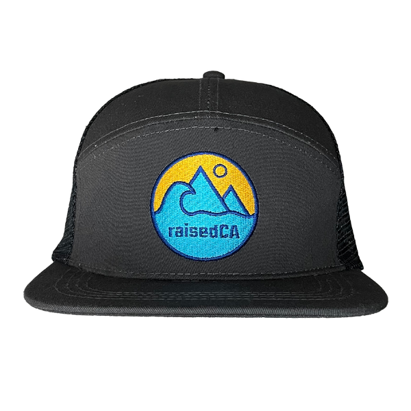 raisedCA California State Badge 7-Panel Hat