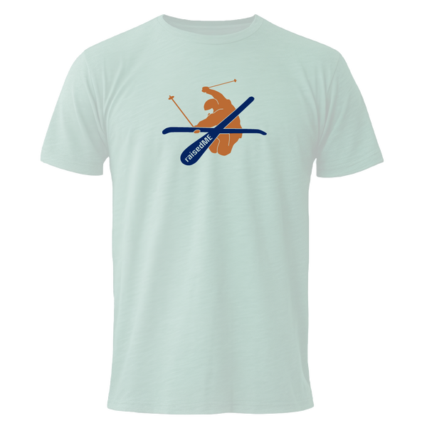 raisedME Maine Skier Men's T-Shirt