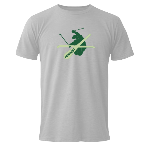 raisedVT Skier Men's T-Shirt