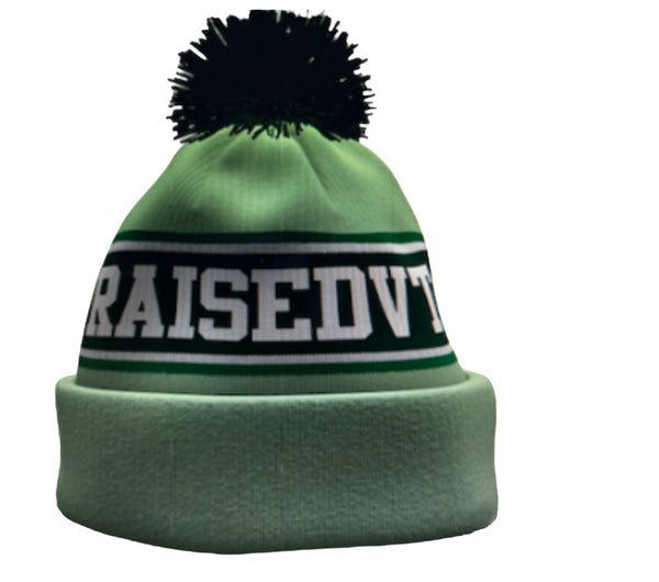 raisedVT Vermont Pom-Pom Winter Hat