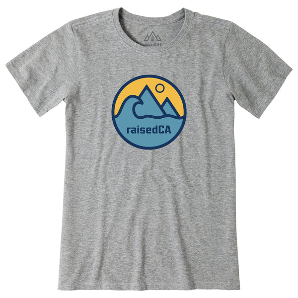 Women's raisedCA Badge Short Sleeve Tee