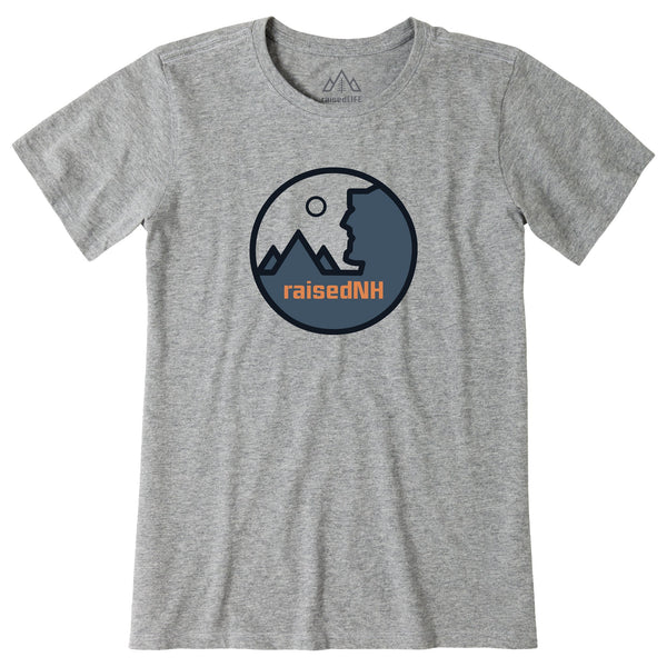 Women's raisedNH Badge Short Sleeve Tee
