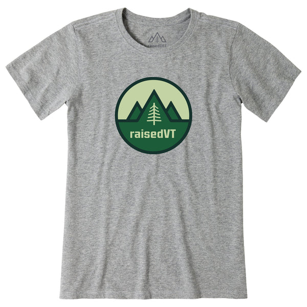 Women's raisedVT Badge Short Sleeve Tee