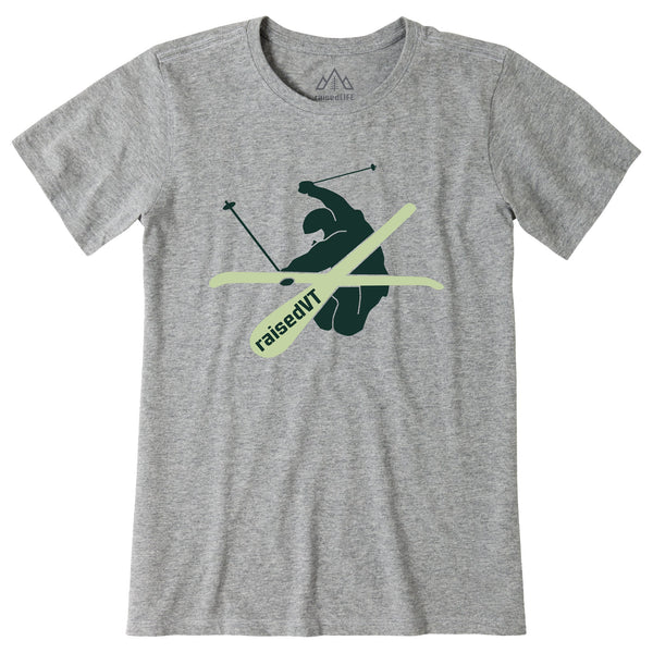 Women's raisedVT Skier Short Sleeve Tee