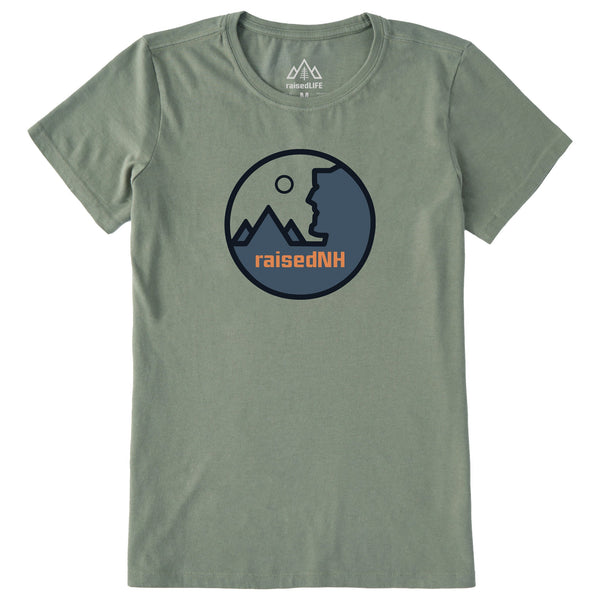 Women's raisedNH Badge Short Sleeve Tee