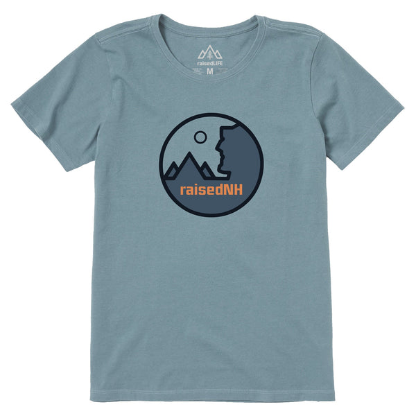 Women's raisedNH Badge Short Sleeve Tee