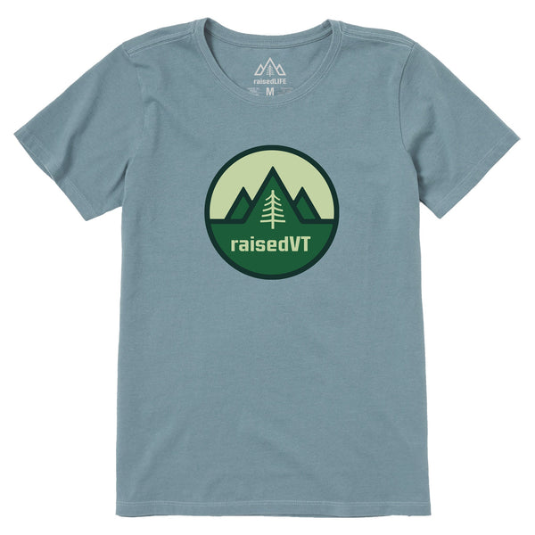 Women's raisedVT Badge Short Sleeve Tee