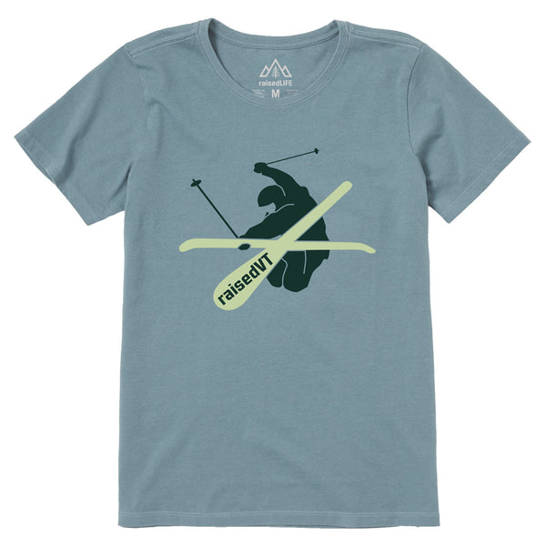 Women's raisedVT Skier Short Sleeve Tee