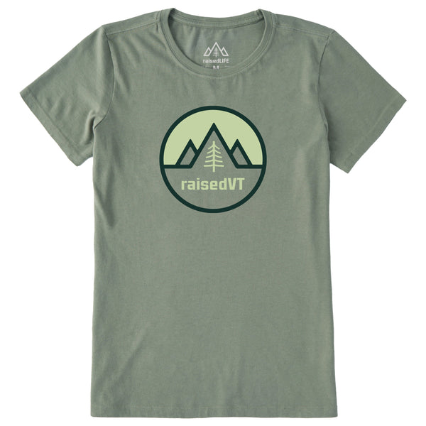 Women's raisedVT Badge Short Sleeve Tee