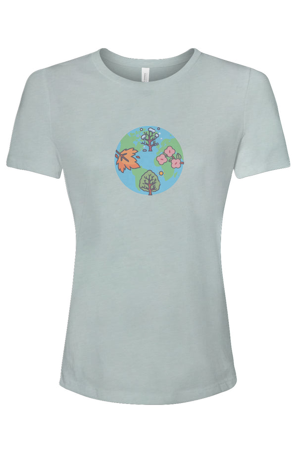 raised4seasons Earth Women’s logo tee