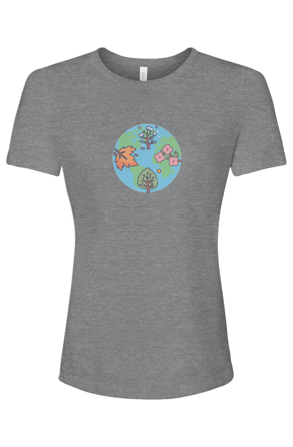 raised4seasons Earth Women’s logo tee