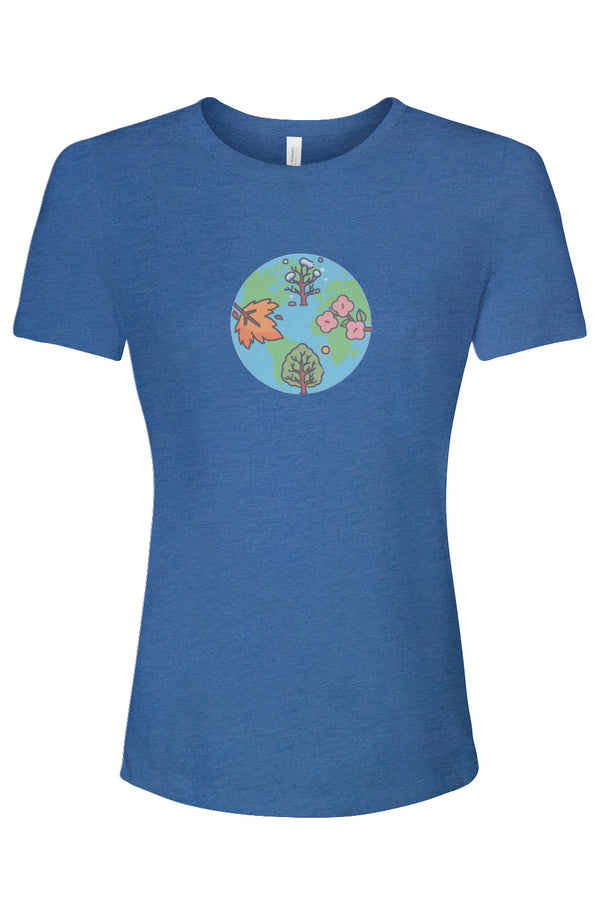 raised4seasons Earth Women’s logo tee