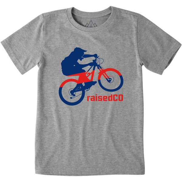 Youth raisedCO MtnBike Short Sleeve Tee