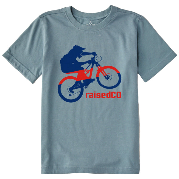 Youth raisedCO MtnBike Short Sleeve Tee