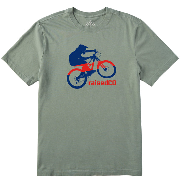 Men's raisedCO MtnBike Short Sleeve Tee