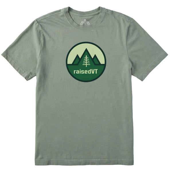 Men's raisedVT Badge Short Sleeve Tee