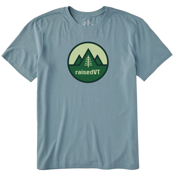 Men's raisedVT Badge Short Sleeve Tee
