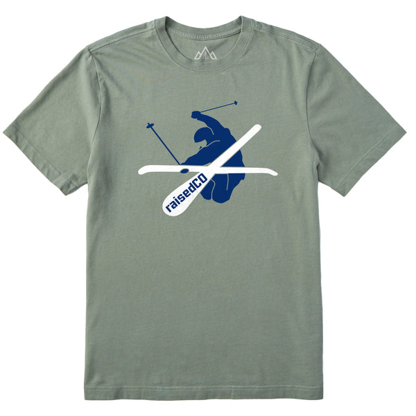 Men's raisedCO Skier Short Sleeve Tee