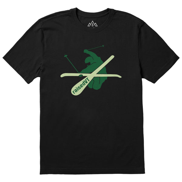 Men's raisedVT Skier Short Sleeve Tee