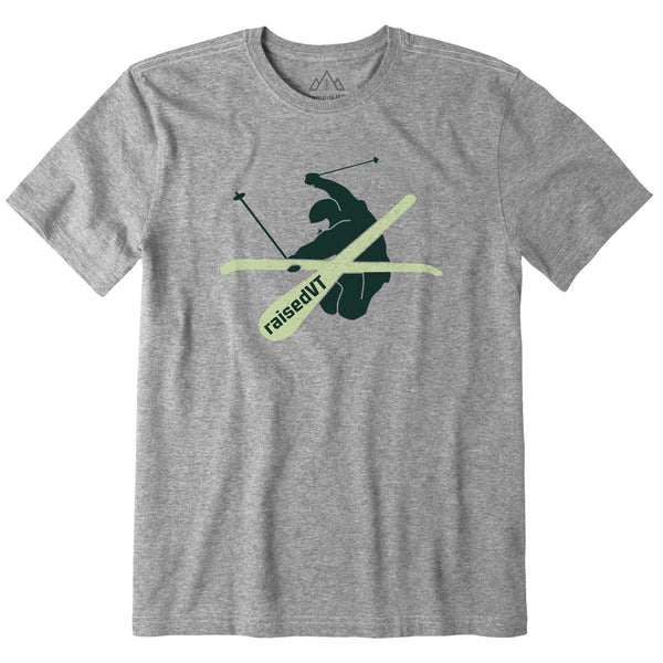 Men's raisedVT Skier Short Sleeve Tee