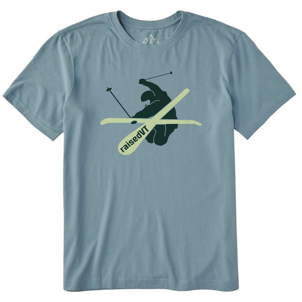 Men's raisedVT Skier Short Sleeve Tee
