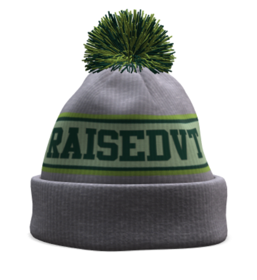 raisedVT Vermont Pom-Pom Winter Hat