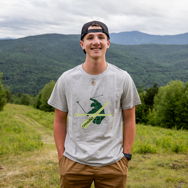 Men's raisedVT Skier Short Sleeve Tee