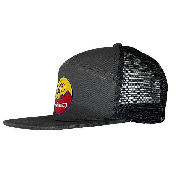 raisedCO Colorado State Badge 7-Panel Hat