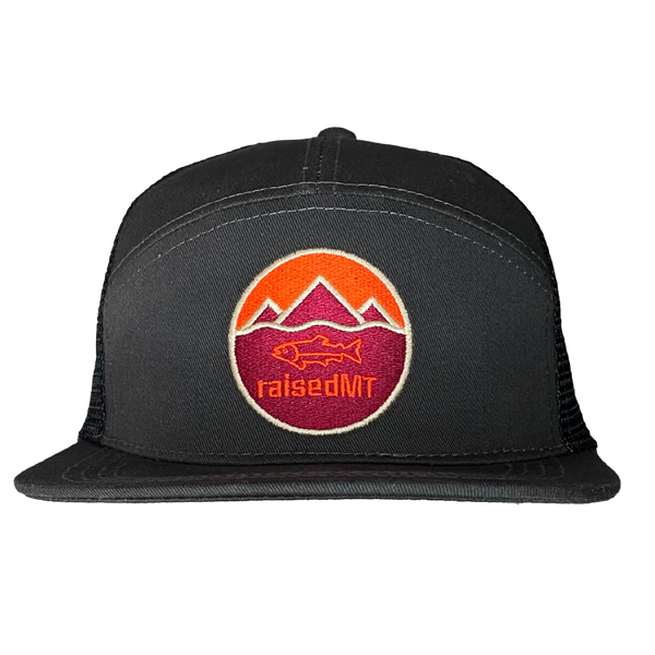 raisedMT Montana State Badge 7-Panel Hat