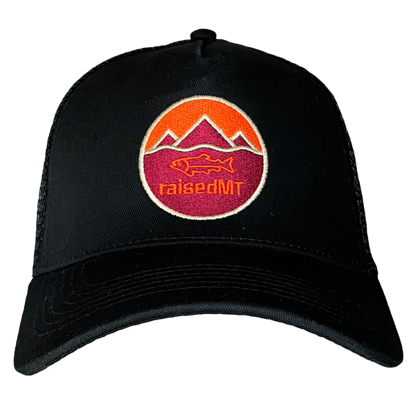 raisedMT Montana State Badge Trucker Hat