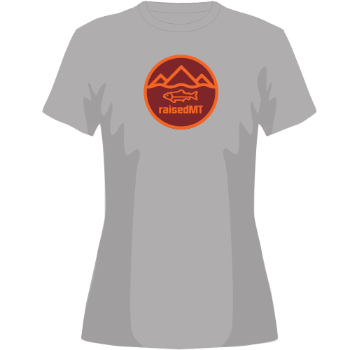 raisedMT Montana State Badge Women's T-Shirt