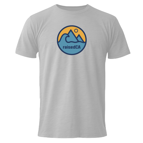 raisedCA California State Badge Men's T-Shirt