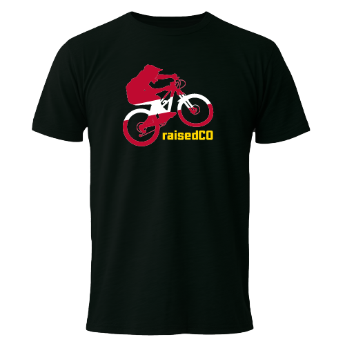 raisedCO Colorado Mountain Bike T-shirt