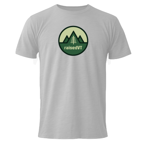 raisedVT Vermont State Badge Men's T-Shirt