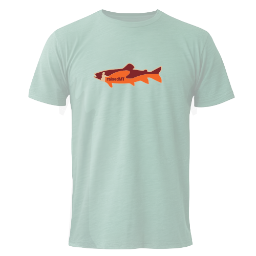 raisedMT Montana Fly Fishing Men's T-Shirt