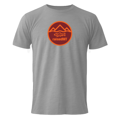 raisedMT Montana State Badge Men's T-Shirt