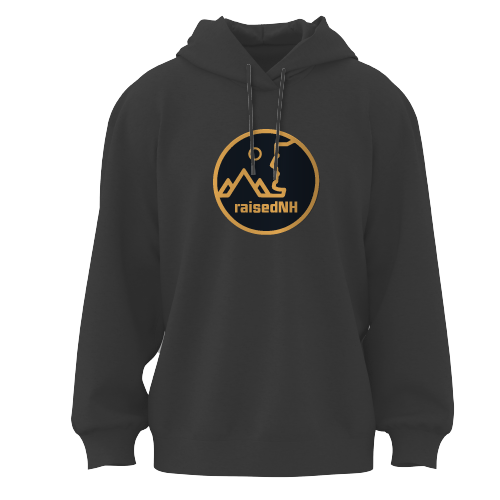 raisedNH New Hampshire State Badge Pullover Hoodie