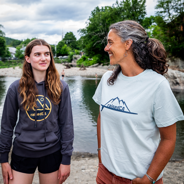 raisedCA California Surf Mountain Men's T-Shirt