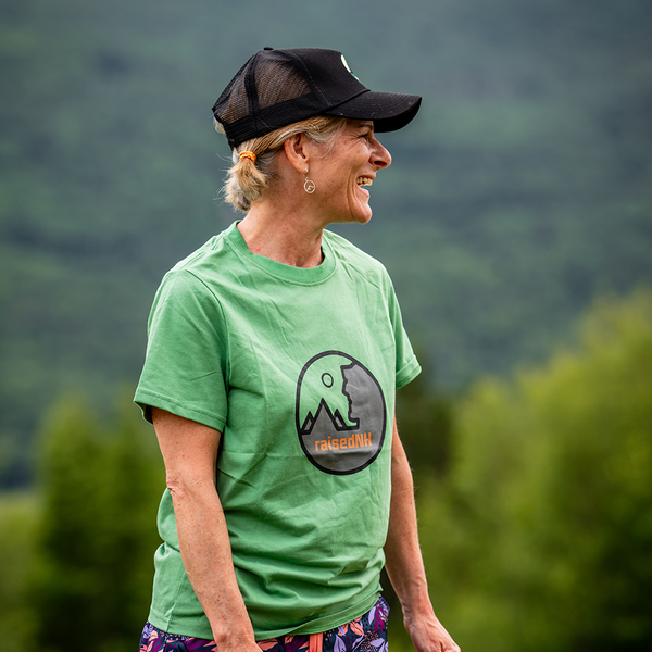 raisedNH New Hampshire State Badge Mountain T-Shirt